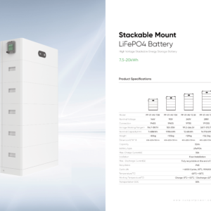 Stackable Mount LiFePO4 Battery